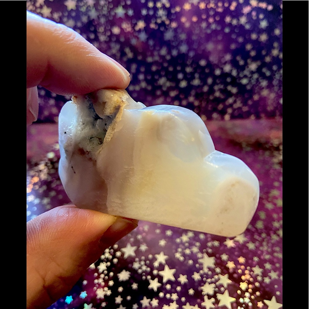 🌸SALE🌸 Flower Agate Crystal Cloud Carving!